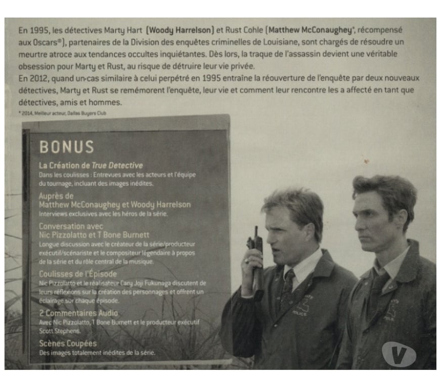 DVD occasion Charente-Maritime Rochefort - 17300 - Photos Vivastreet TRUE DETECTIVE saison 1