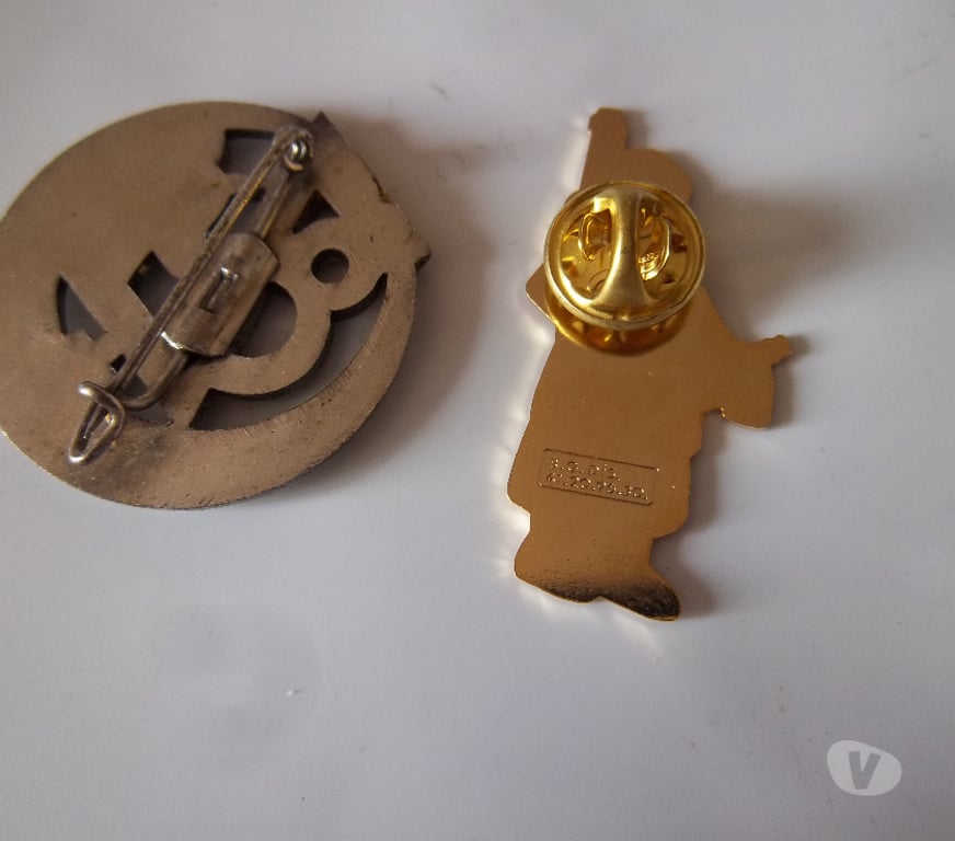 Collection Manche Valognes - 50700 - Photos Vivastreet insigne 8e bataillon de zouaves (BZ) + pin's Zouaves