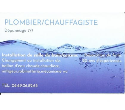 Artisans & dépannages Saran Loiret - Photos Vivastreet Plombier chauffagiste aprix raisonable.