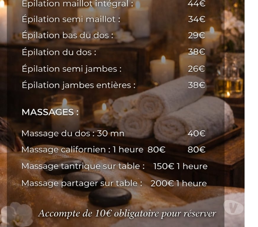 Massages Ille-et-Vilaine Rennes - Photos Vivastreet Massage tantrique & cachemire by Olivia