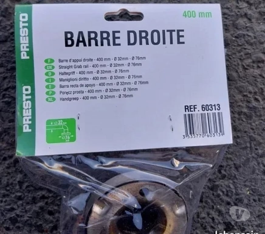  Allier Moulins - 03000 - Photos Vivastreet Barres de maintien Presto droite neuve de 400mm Réf 60313