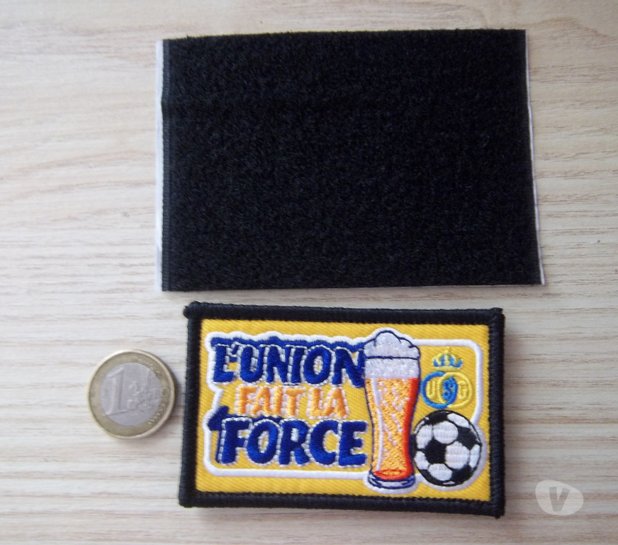 Collection Manche Valognes - 50700 - Photos Vivastreet écusson humour football insigne "L'Union Fait La Force"