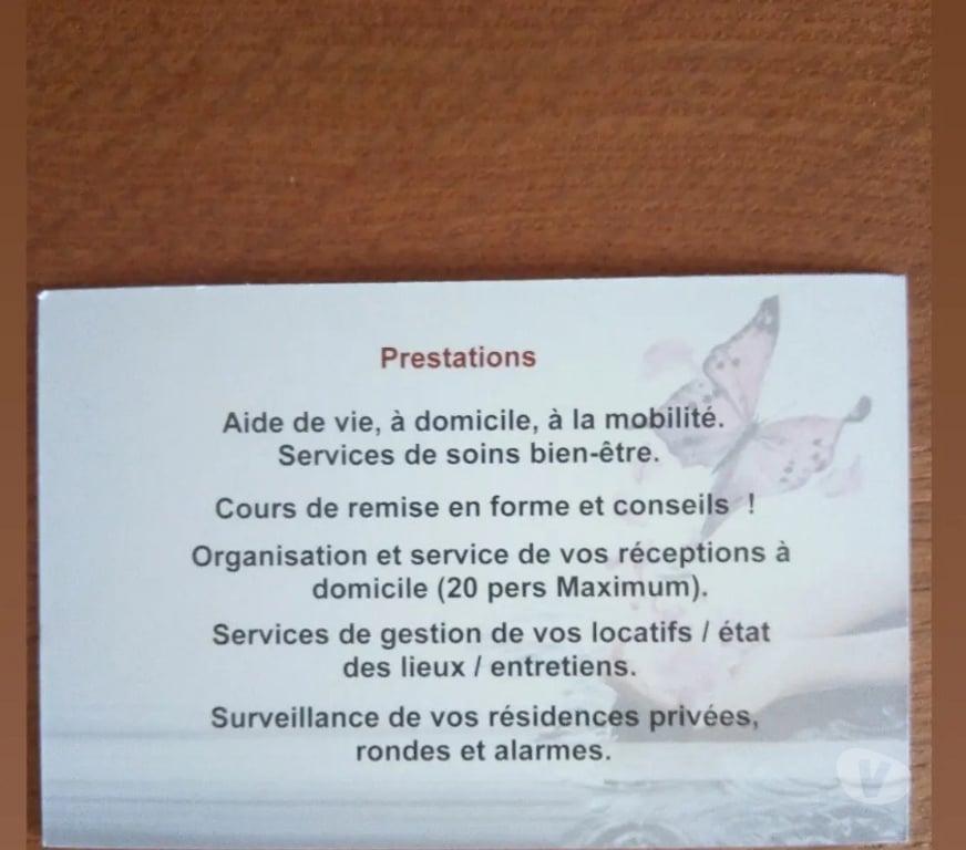 Aides à domicile Vendée Beauvoir sur Mer - 85230 - Photos Vivastreet Aide à domicile