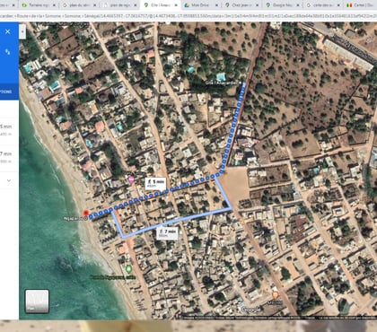 Vente Terrain - Photos Vivastreet NGAPAROU : Terrain de 500 m2 à 5min à pieds de la plage