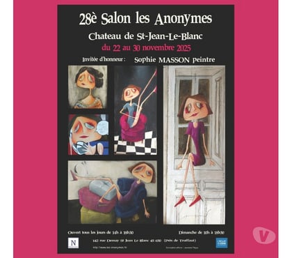 Exposition Visites St Jean le Blanc Loiret - Photos Vivastreet 28e SALON DES ANONYMES