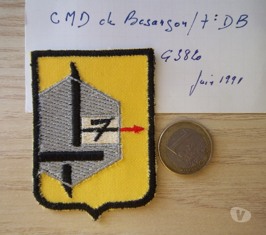 Collection Manche Valognes - 50700 - Photos Vivastreet écusson circonscription militaire défense Besançon