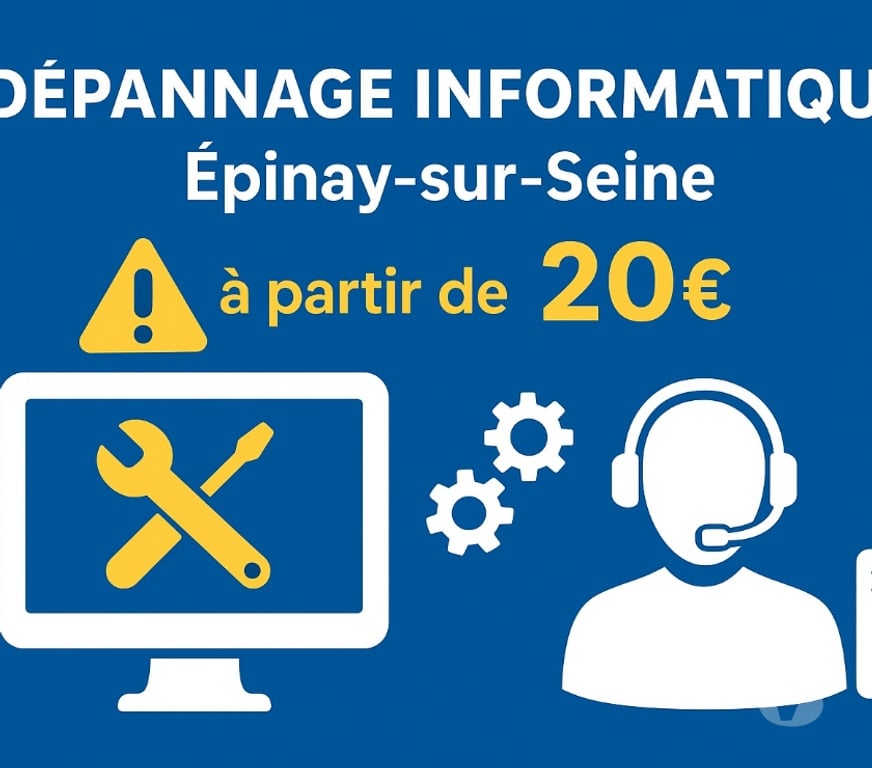 Dépannage ordi Mac / PC / portable Seine-Saint-Denis Epinay sur Seine - 93800 - Photos Vivastreet Dépannage & Assistance Informatique
