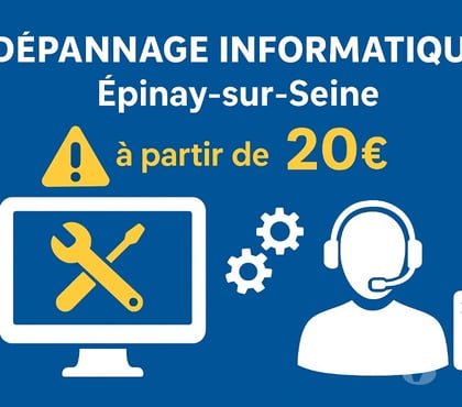 Dépannage informatique Epinay sur Seine Seine-Saint-Denis - Photos Vivastreet Dépannage & Assistance Informatique