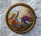 broche porcelaine
