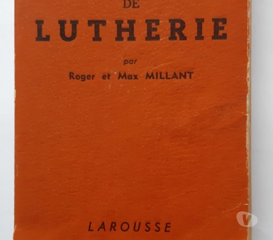 Livres occasion Bouches-du-Rhône St Victoret - 13730 - Photos Vivastreet Livre de lutherie