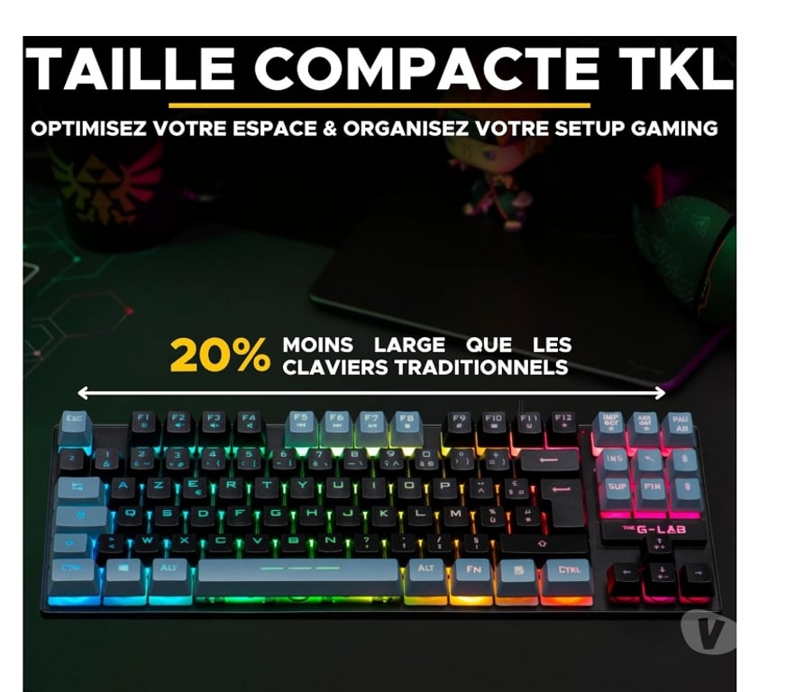 Informatique Paris Paris 6ème ardt - 75006 - Photos Vivastreet clavier gamer mini RGB multi couleur animer PC PS4 PS5 XBOX