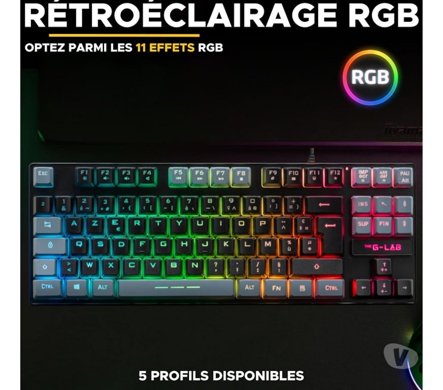 Informatique Paris Paris 6ème ardt - 75006 - Photos Vivastreet clavier gamer mini RGB multi couleur animer PC PS4 PS5 XBOX
