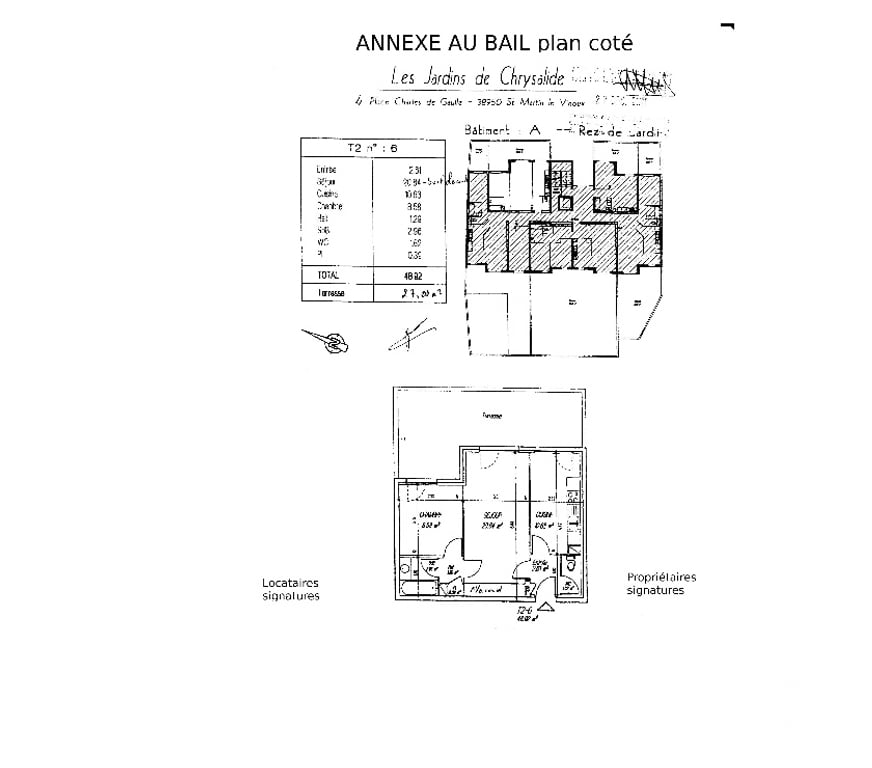 Location appartement Isère St Martin le Vinoux - 38950 - Photos Vivastreet APPT.2pièces+cuisine 50m²