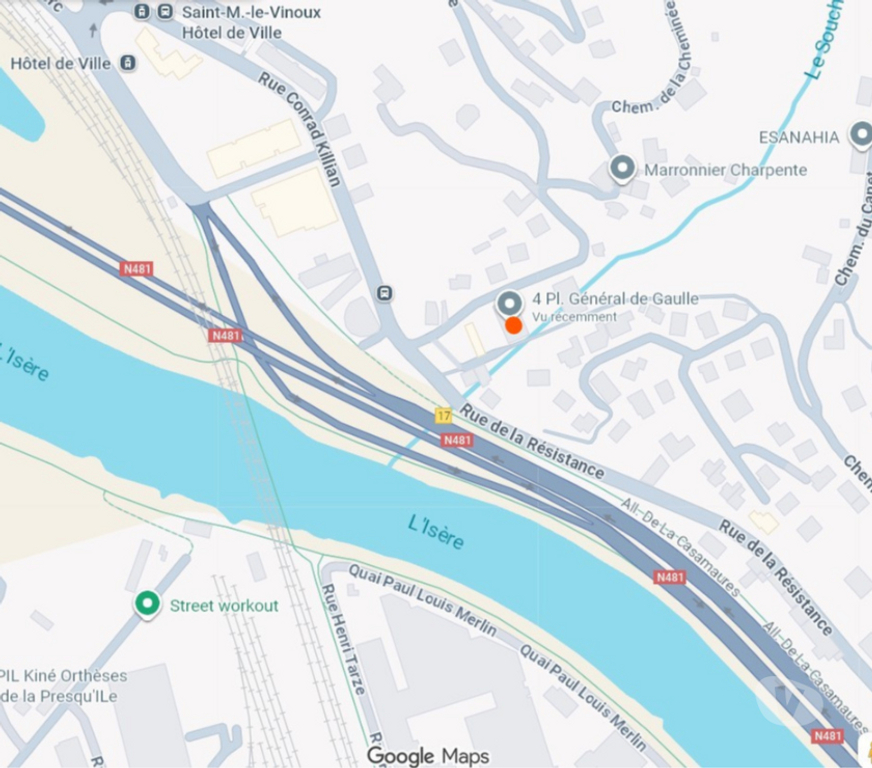 Location appartement Isère St Martin le Vinoux - 38950 - Photos Vivastreet APPT.2pièces+cuisine 50m²