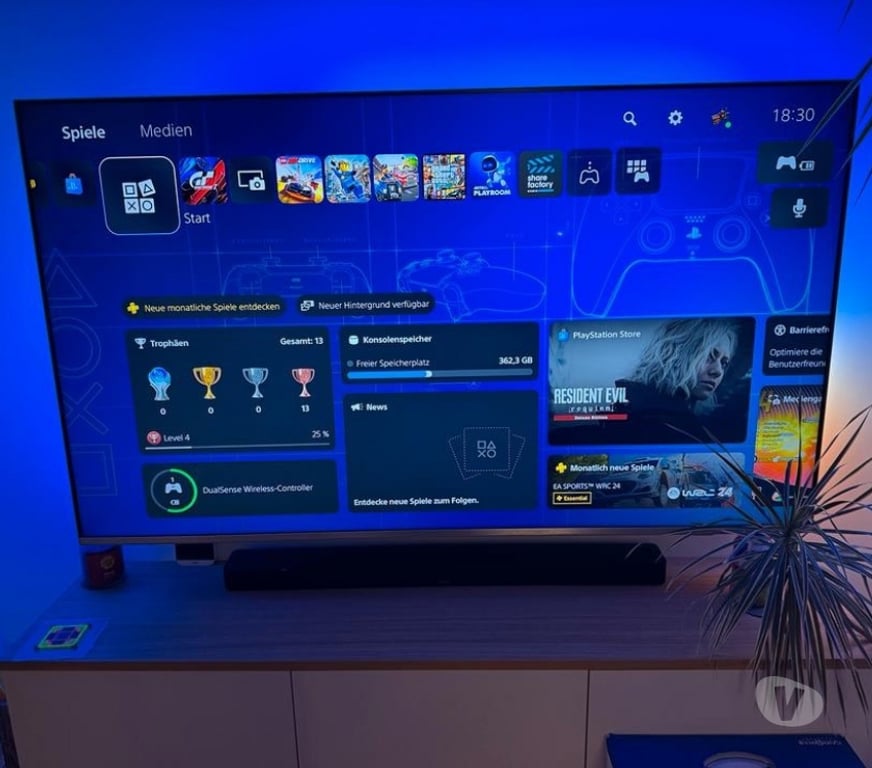 Jeux vidéo - consoles Puy-de-Dôme Chadeleuf - 63320 - Photos Vivastreet PlayStation Disque PS5 + 2 manettes + 2 jeux