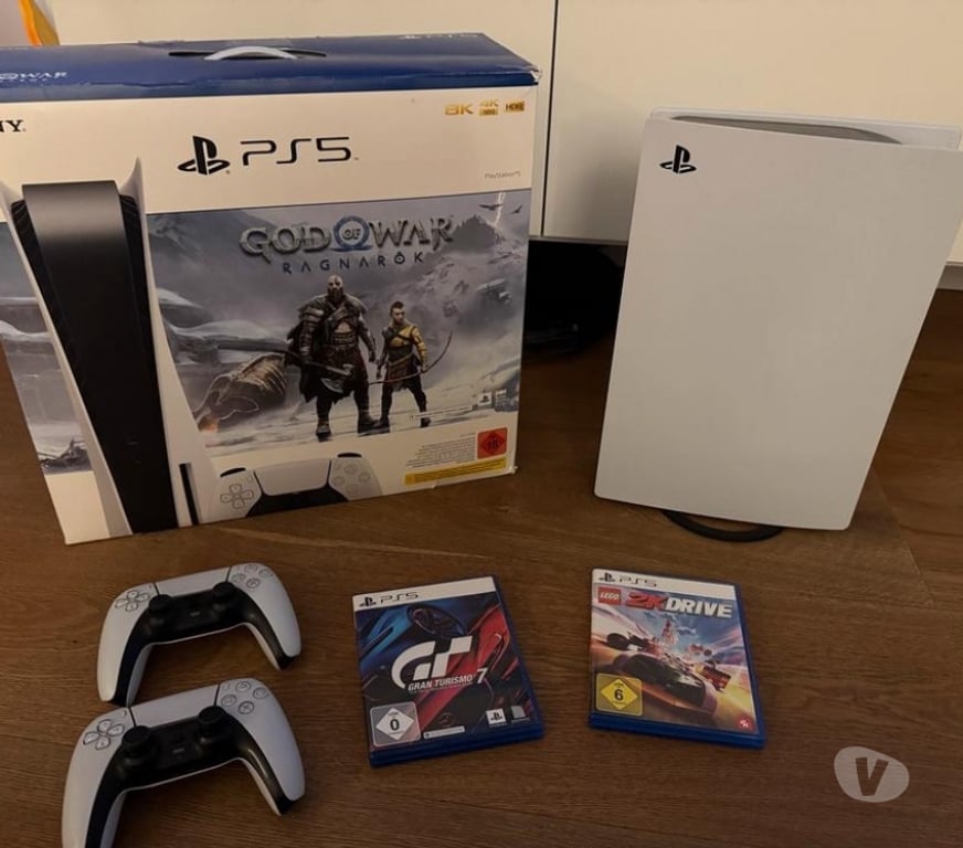 Jeux vidéo - consoles Puy-de-Dôme Chadeleuf - 63320 - Photos Vivastreet PlayStation Disque PS5 + 2 manettes + 2 jeux