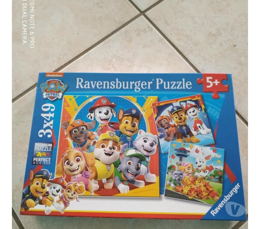 Jeux - Jouets Ardèche Ardoix - 07290 - Photos Vivastreet Ravensburger Puzzle Pat'patrouille 3x49 pièces (Neuf)