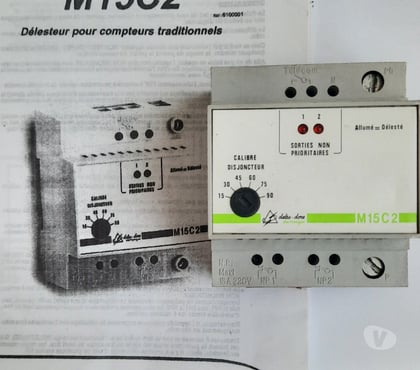 Photos Vivastreet Délesteur DELTA DORE M15 C 2 mono 2 sorties 15 Ampères