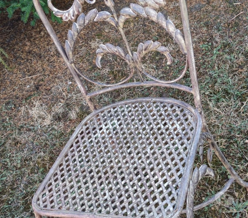 Ameublement & art de la table Val-d'Oise Bernes sur Oise - 95340 - Photos Vivastreet Rare ;Ensemble De Jardin De 7 Pièces En Fer Forgé