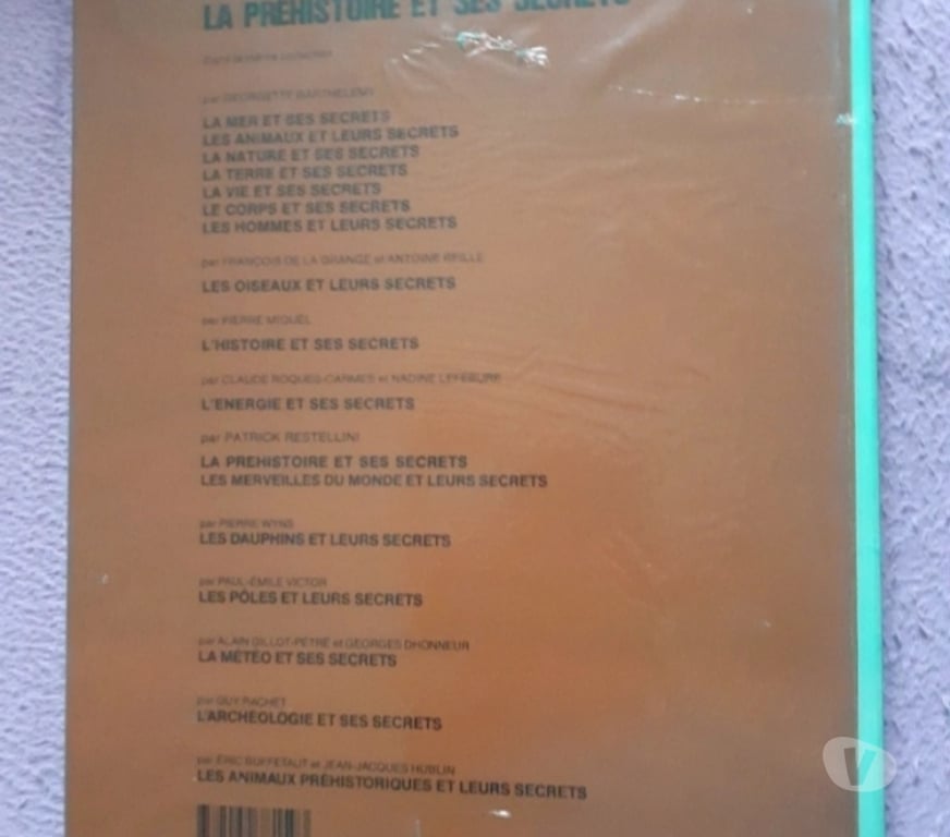 Livres occasion Eure-et-Loir Marchezais - 28410 - Photos Vivastreet Livre enfant "La Préhistoire et ses secrets"