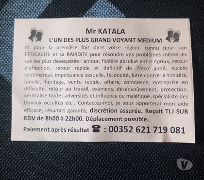 Horoscope - Voyance Bouy Luxembourg Aube - Photos Vivastreet 🇱🇺 MARABOUT AFRICAIN MR KATALA 🇱🇺