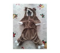 Manteau chien Renne noel pyjama fete caniche jack russel mod