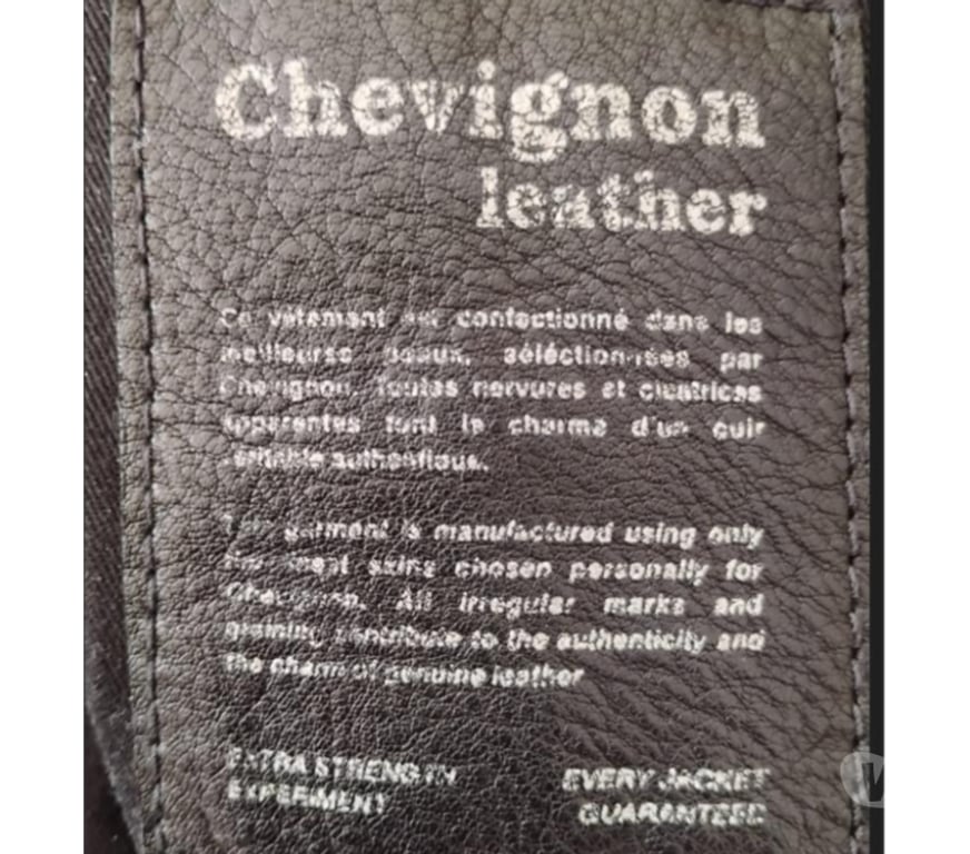 Vêtements occasion Vienne Buxerolles - 86180 - Photos Vivastreet Veste blouson Cuir marque originale Chevignon® Neuf