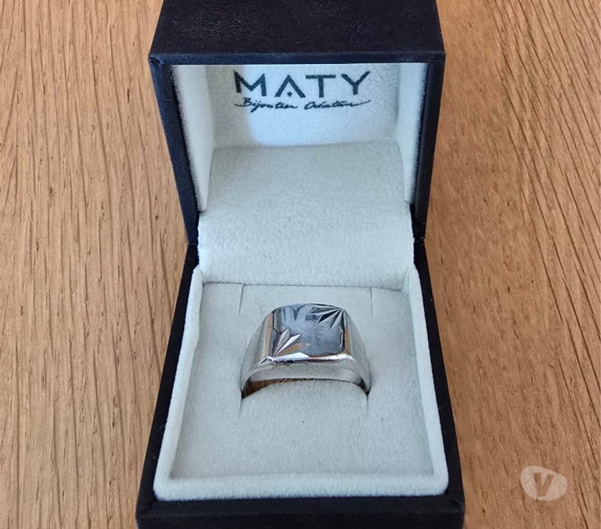 Bijoux occasion Vienne Buxerolles - 86180 - Photos Vivastreet Chevalière argent massif Bijoutier MATY® Cert authenticit