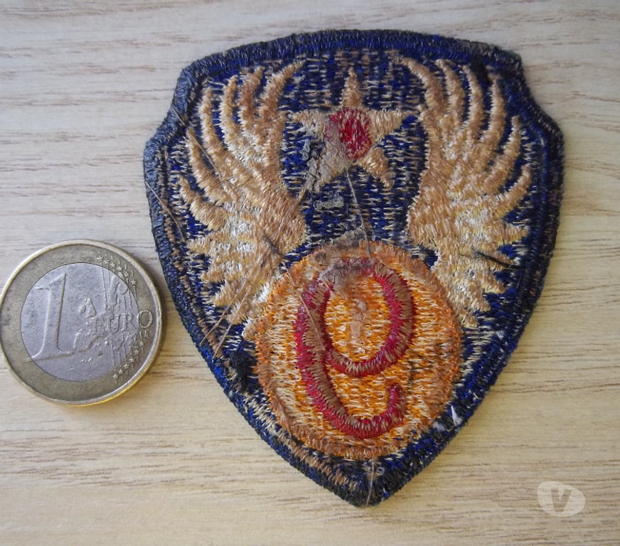 Collection Manche Valognes - 50700 - Photos Vivastreet écusson patch US 9th Air Force USAAF brodé WWII - repro
