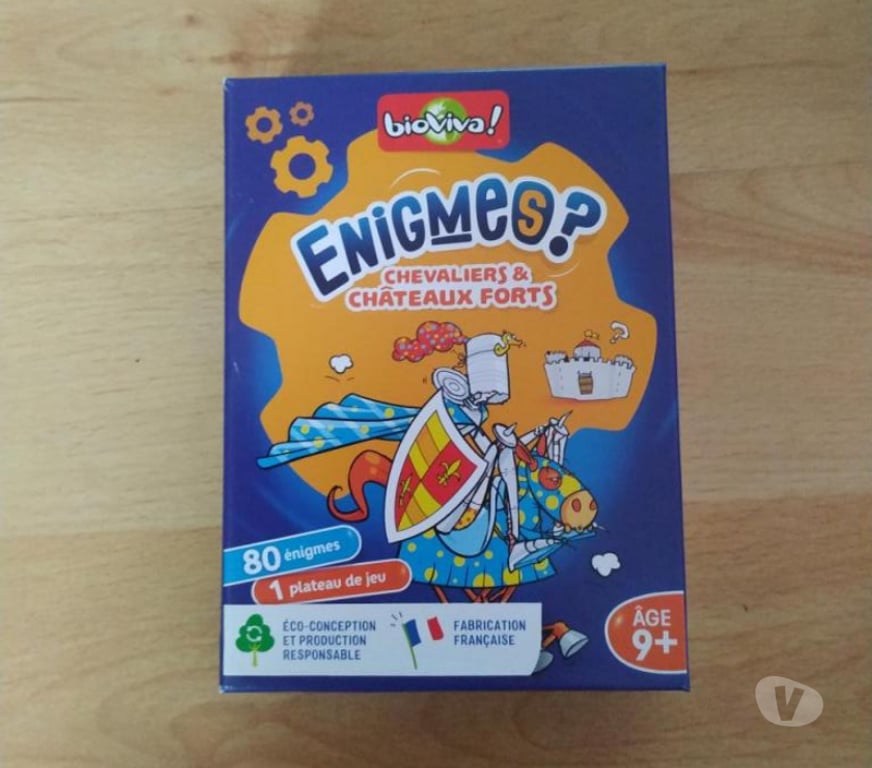Jeux - Jouets Ardèche Ardoix - 07290 - Photos Vivastreet Jeu Enigmes Chevaliers et châteaux forts (Neuf)