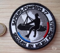 Seine-et-Marne sapeurs pompiers écusson collection secours