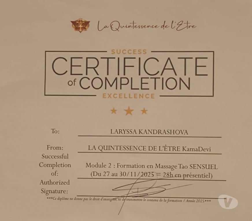 Massages Alpes-Maritimes Cannes - 06400 - Photos Vivastreet Massage Tao Tantra Balneo