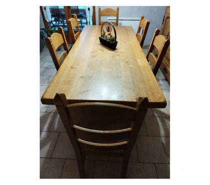Ameublement & art de la table Taisnieres en Thierache Nord - Photos Vivastreet A vendre salle à manger chêne massif clair
