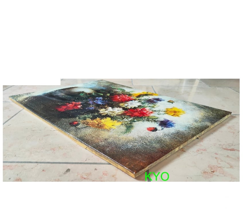 Décoration - art Jura Foncine le Haut - 39460 - Photos Vivastreet P.SOREL Tableau motifs art rétro vintage, bouquet de fleurs