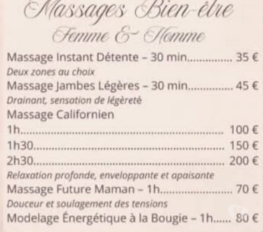 Massages Pas-de-Calais Douvrin - 62138 - Photos Vivastreet Institut bien-être - Massages relaxants & Épilations –