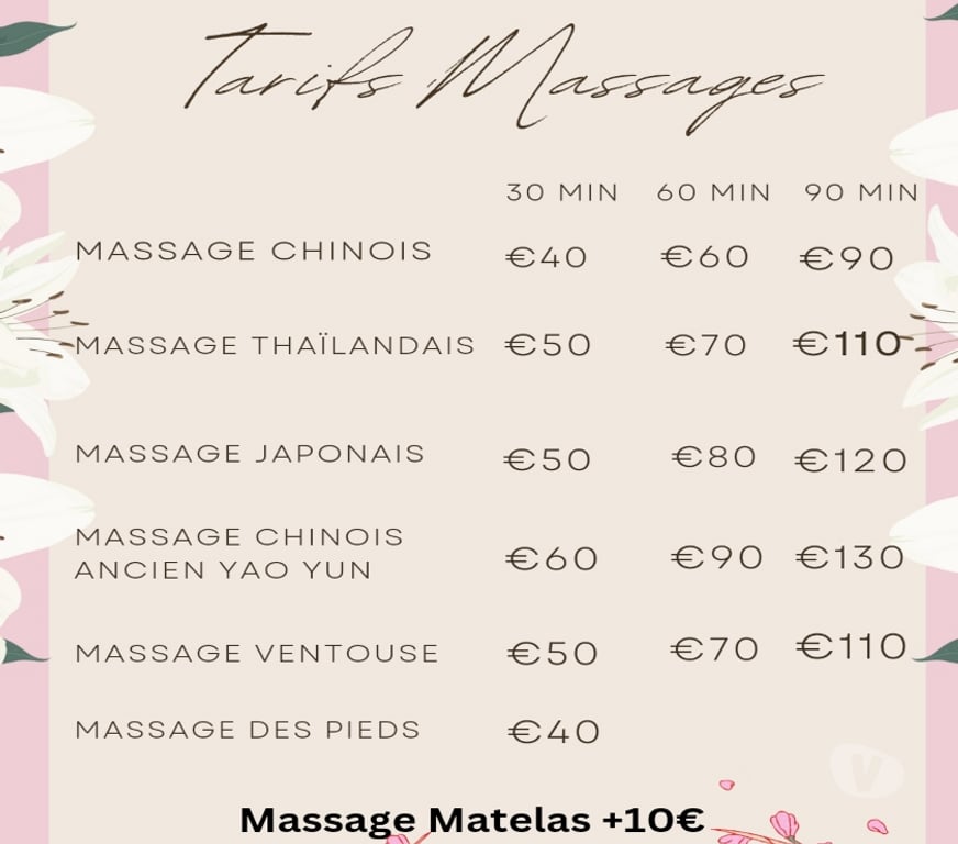 Massages Tarn-et-Garonne Montauban - 82000 - Photos Vivastreet Massage Chinois Doux et Relaxant