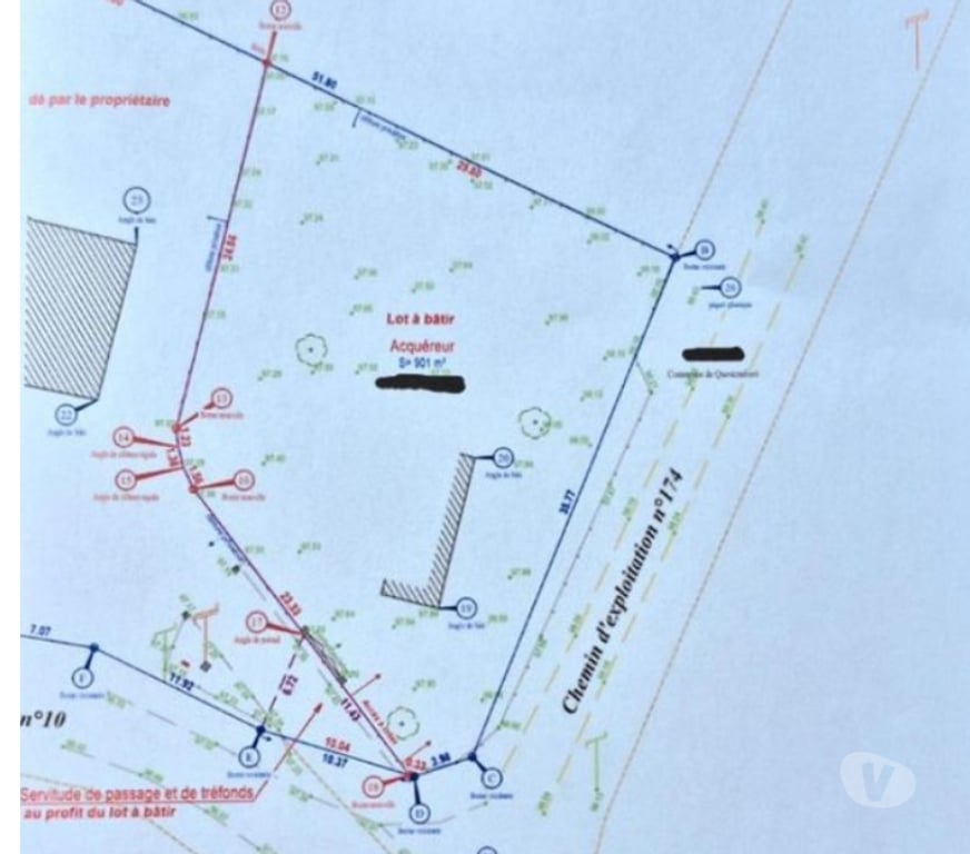 Terrain à vendre Morbihan Questembert - 56230 - Photos Vivastreet Magnifique Terrain 901 m² Questembert