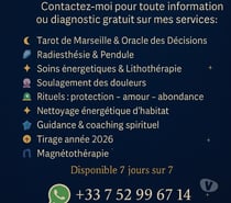Guidances, Tarots, Rituels & Soins énergétiques