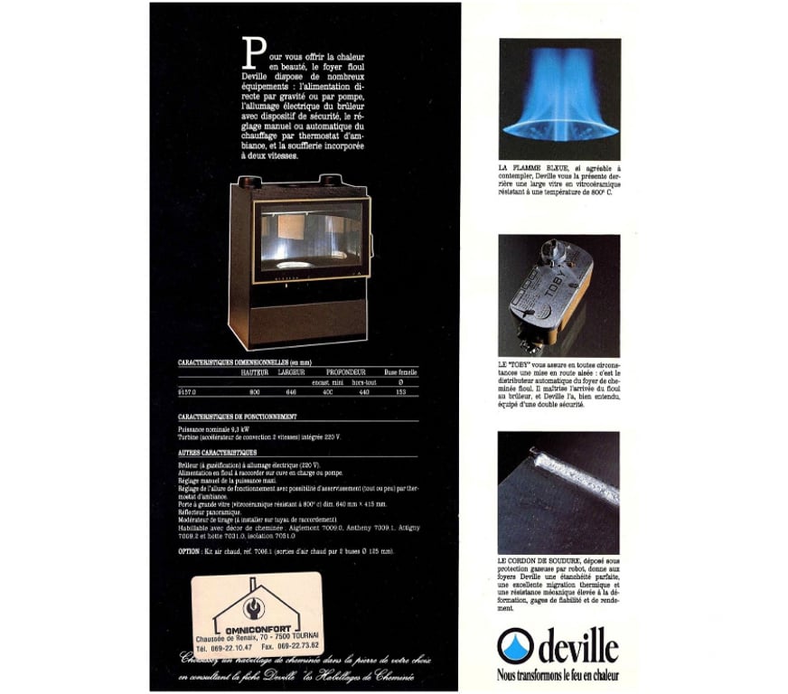  Nord Wattrelos - 59150 - Photos Vivastreet Insert au mazout DEVILLE