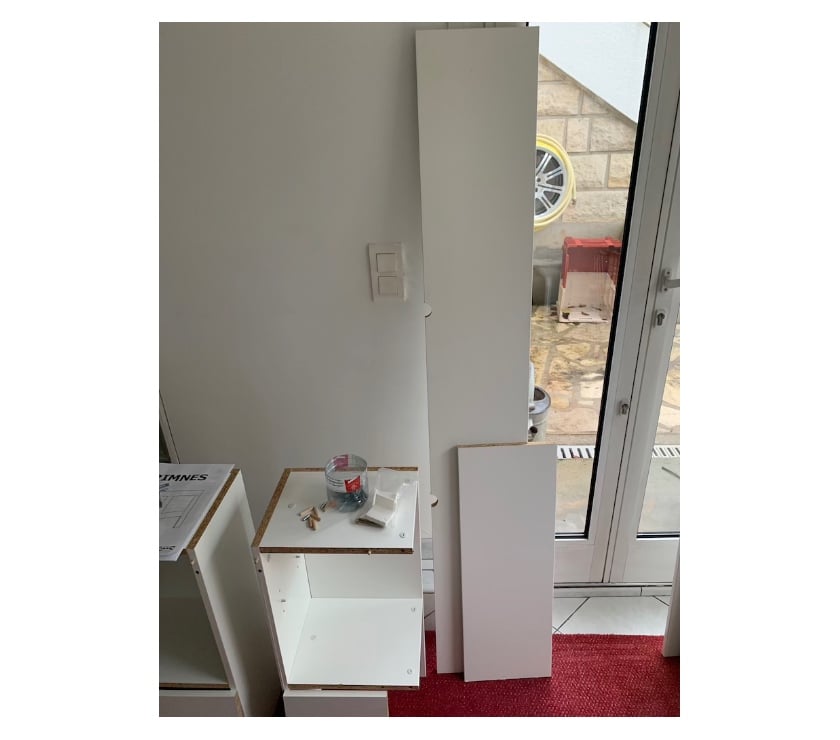 Ameublement & art de la table Essonne Bievres - 91570 - Photos Vivastreet Tête lit IKEA Brimnes rangements des 2 cotés