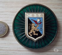 plaque collection obsolète CRS N°8 - Bièvres Essonne