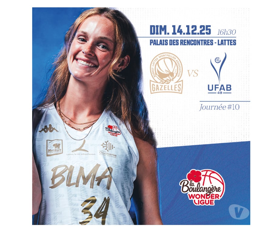 Evenements sportifs Hérault Lattes - 34970 - Photos Vivastreet 4 places BLMA vs Angers ce dimanche à 16h30 à Lattes