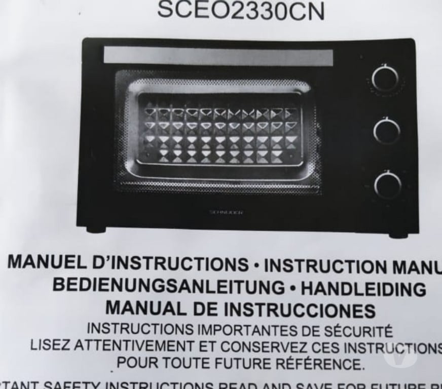 Electroménager occasion Val-d'Oise Bernes sur Oise - 95340 - Photos Vivastreet Mini Four Posable 30 Litres Convection Naturelle 1500W Neuf