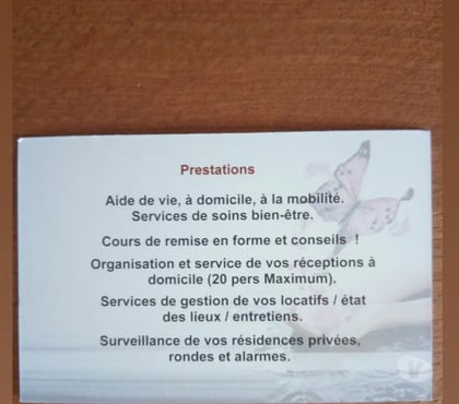 Aides à domicile Beauvoir sur Mer Vendée - Photos Vivastreet Aide à domicile