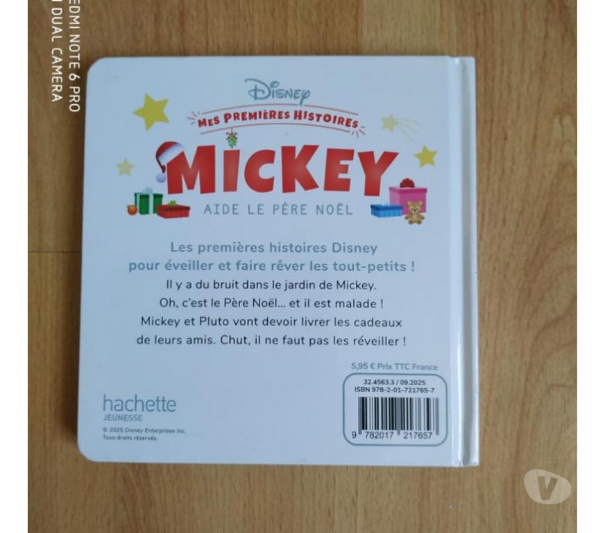 Livres occasion Ardèche Ardoix - 07290 - Photos Vivastreet Livre Mickey aide le père Noël (Neuf)