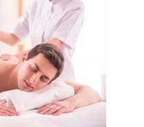 Salon de massage lys orange