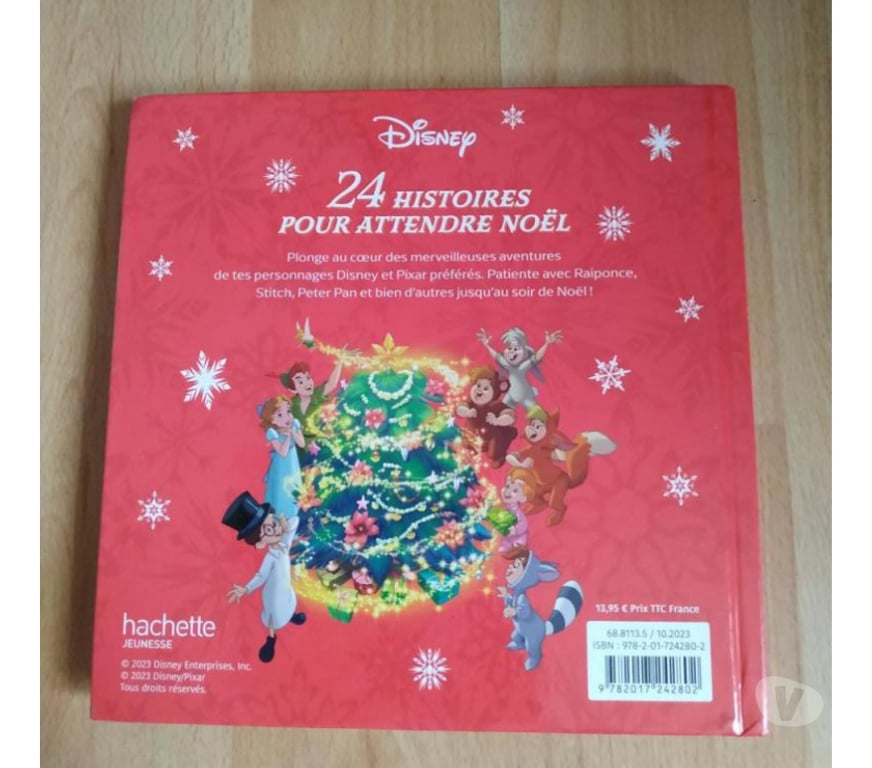 Livres occasion Ardèche Ardoix - 07290 - Photos Vivastreet Livre Disney 24 histoires pour attendre Noël (Neuf)