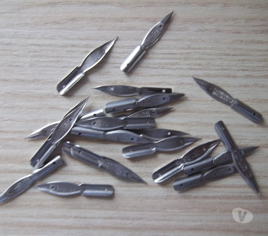 Collection Manche Valognes - 50700 - Photos Vivastreet lot de 20 plumes anciennes calligraphie - LA COMTOISE