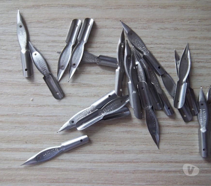 Collection Manche Valognes - 50700 - Photos Vivastreet lot de 20 plumes anciennes calligraphie - LA COMTOISE