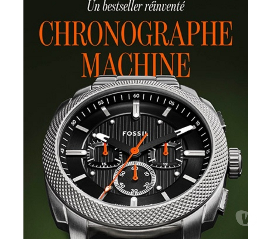 Montres occasion Meurthe-et-Moselle Nancy - Photos Vivastreet Montre Chronographe "Machine" FOSSIL, NEUVE et garantie !!